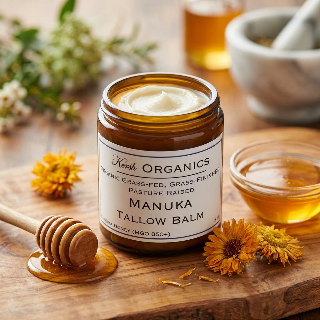 Manuka Honey + Tallow Balm: 850+ MGO