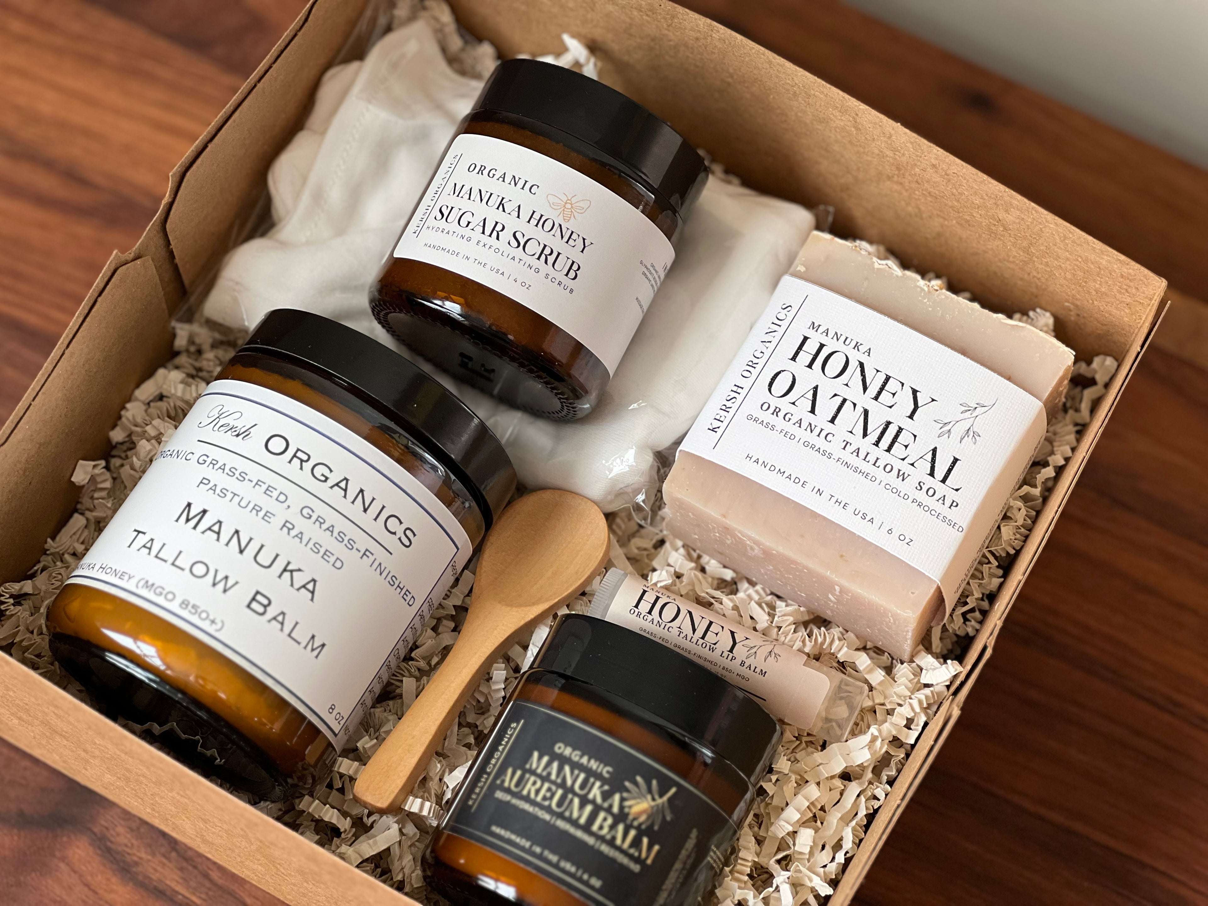 natural skincare gift set