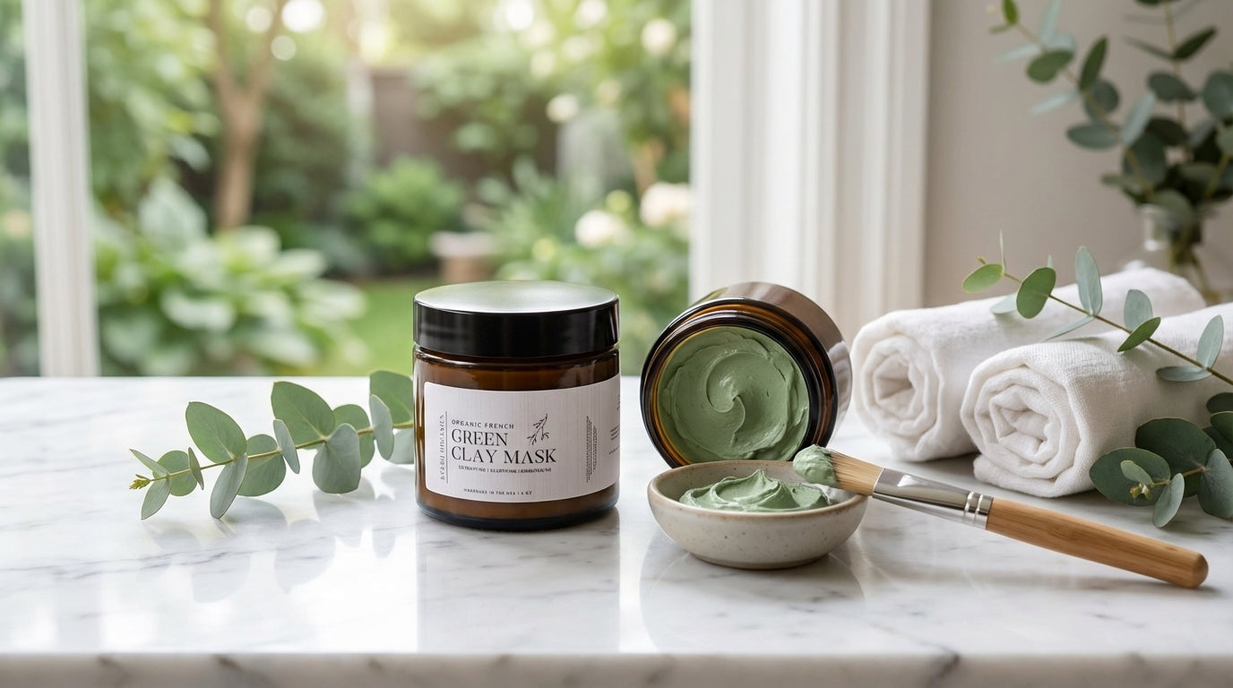 french green clay mask