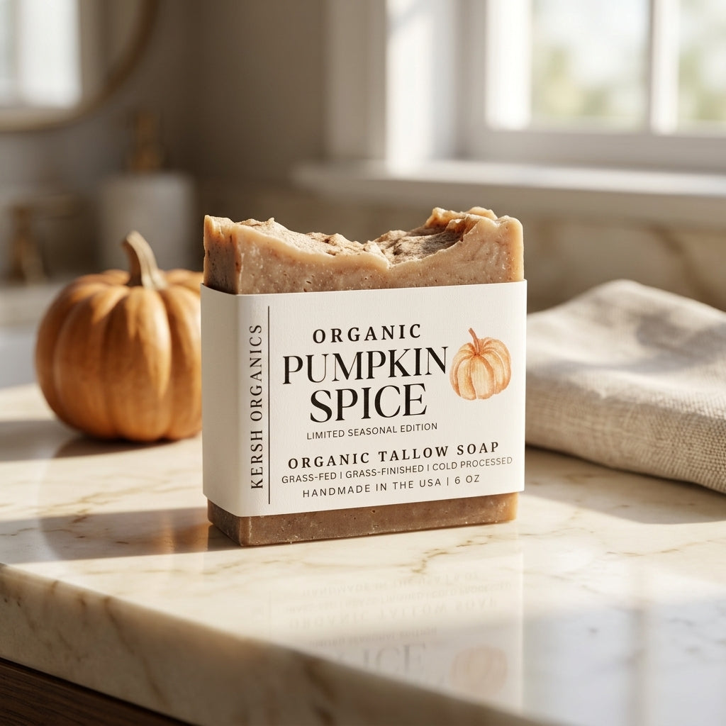 Organic Pumpkin Spice Soap- Limited Edition