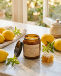 Organic Lemon Beeswax Candle