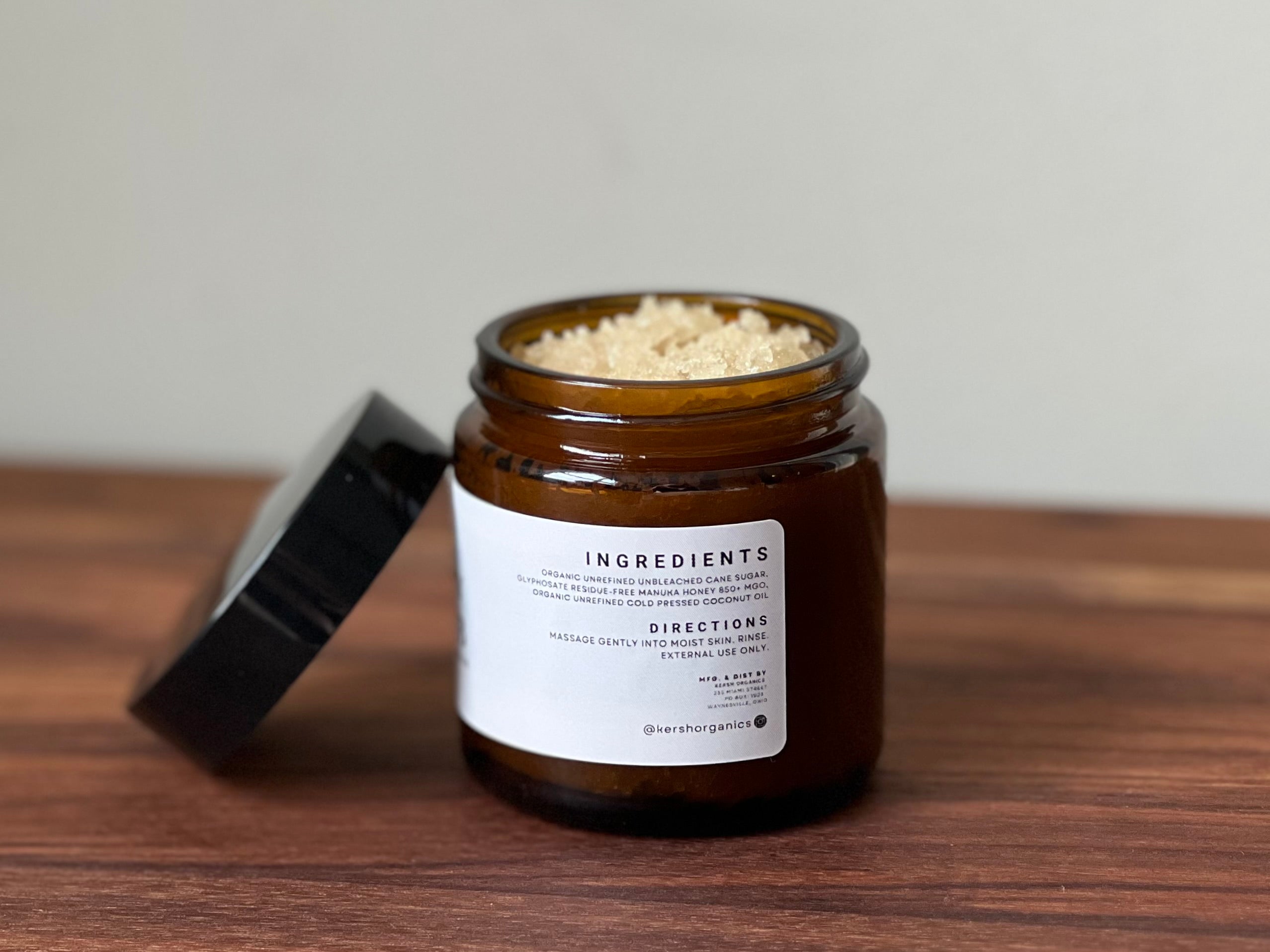 manuka honey sugar scrub