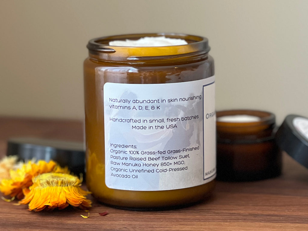 Manuka Honey + Tallow Balm: 850+ MGO