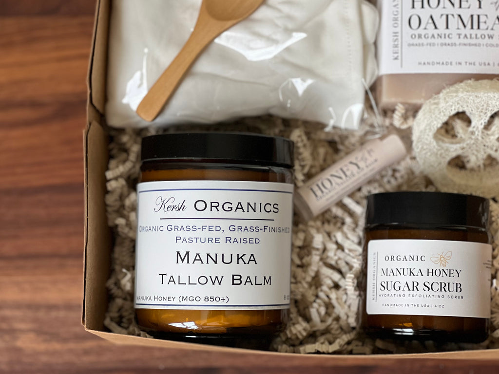 organic spa gift set