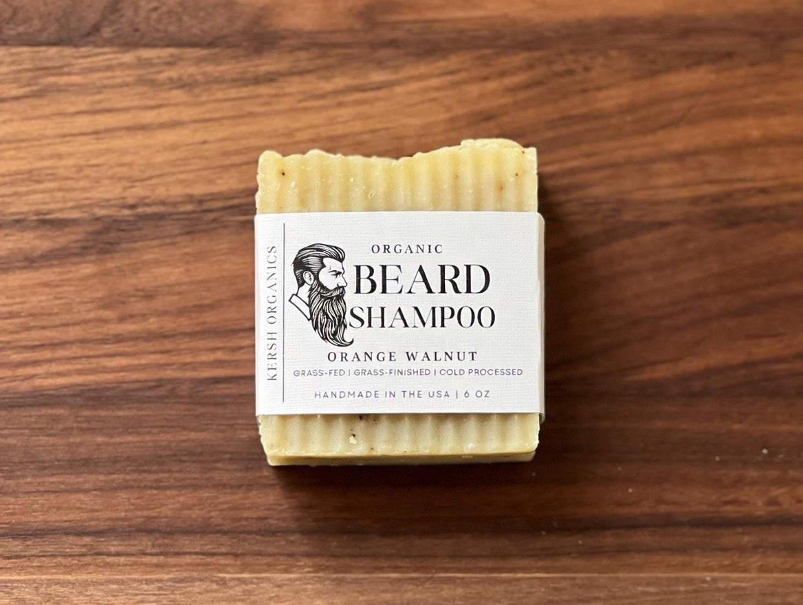Organic Orange Walnut Beard Shampoo