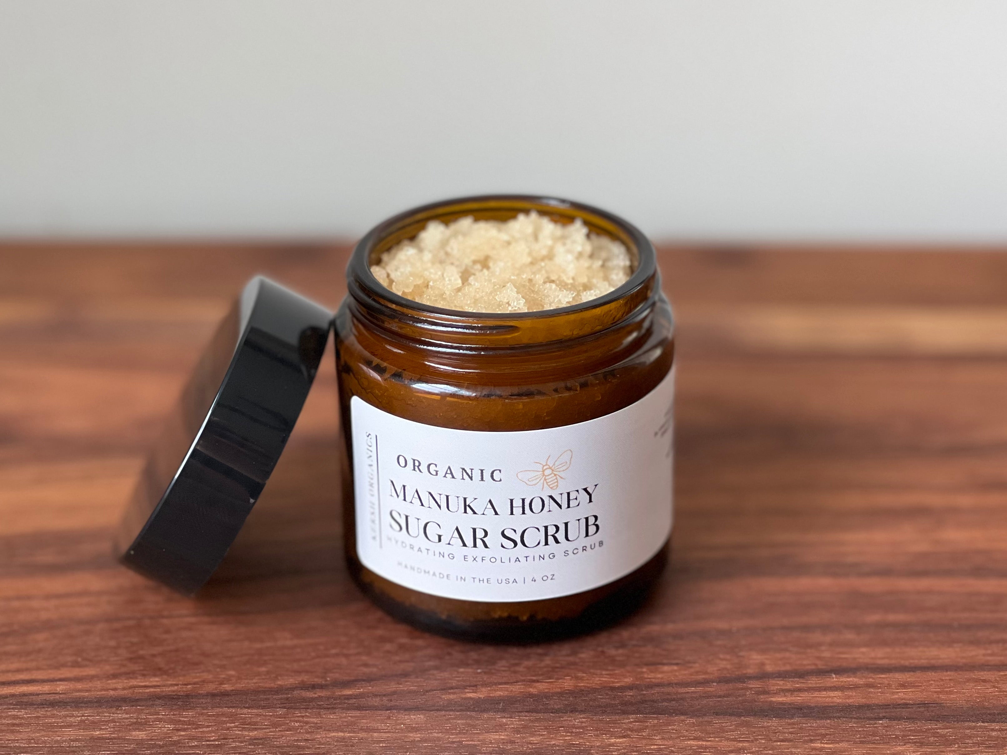 manuka honey sugar scrub