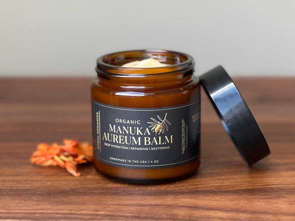 Organic Manuka Aureum Balm- made with 1123+ MGO Manuka Honey