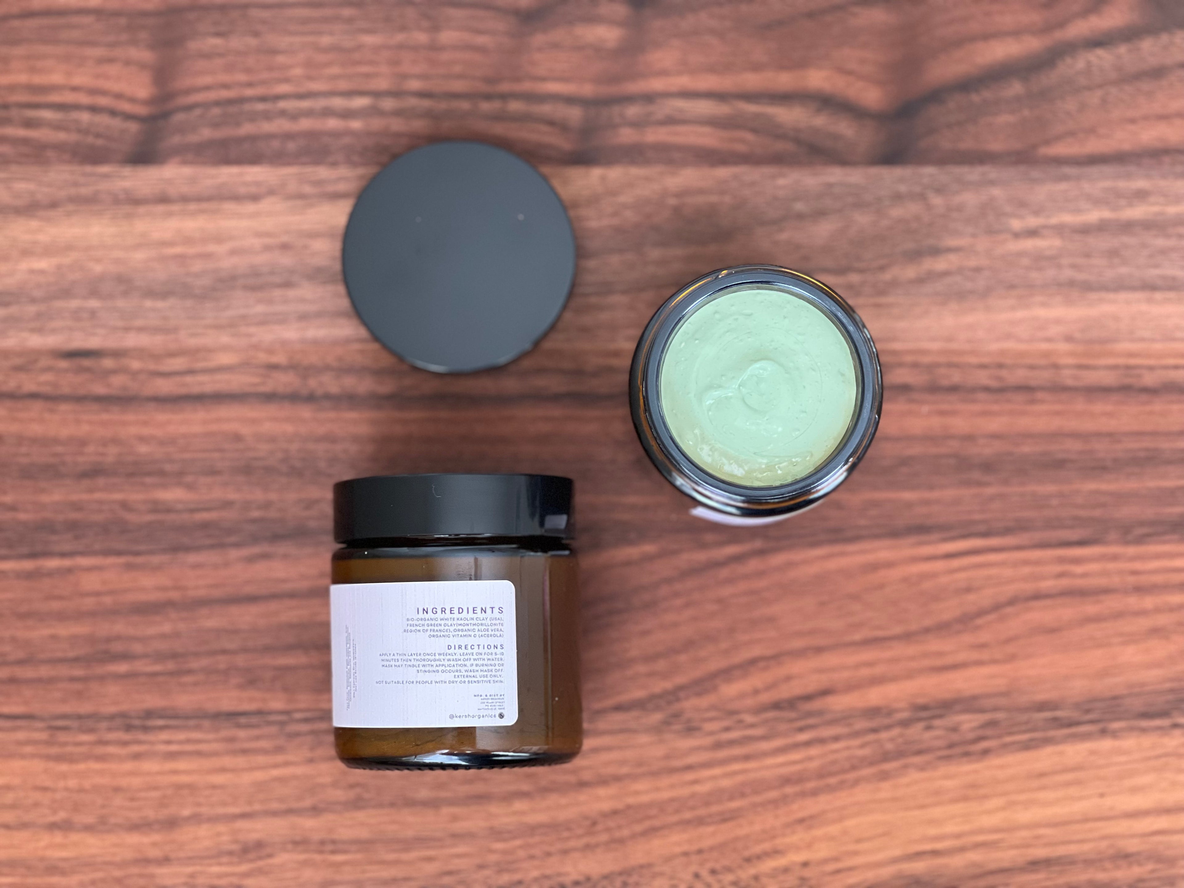 green clay mask