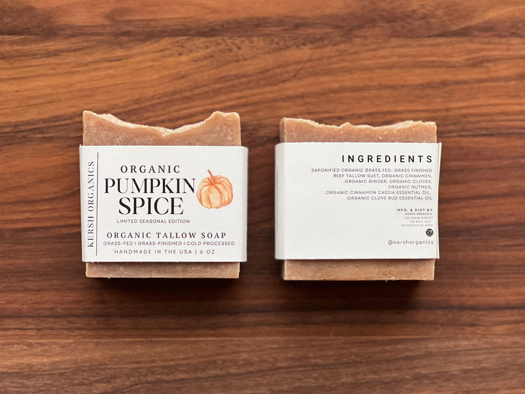 Organic Pumpkin Spice Soap- Limited Edition