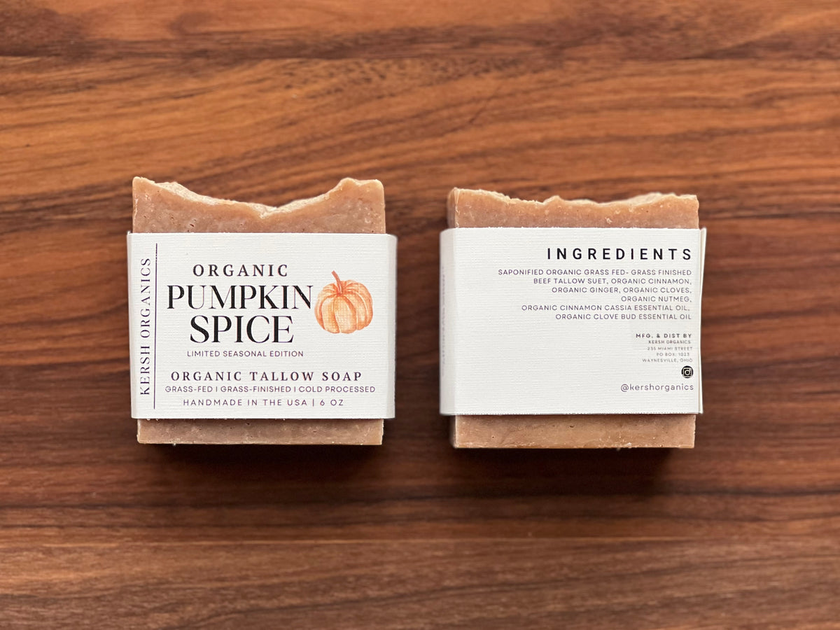 Organic Pumpkin Spice Soap- Limited Edition
