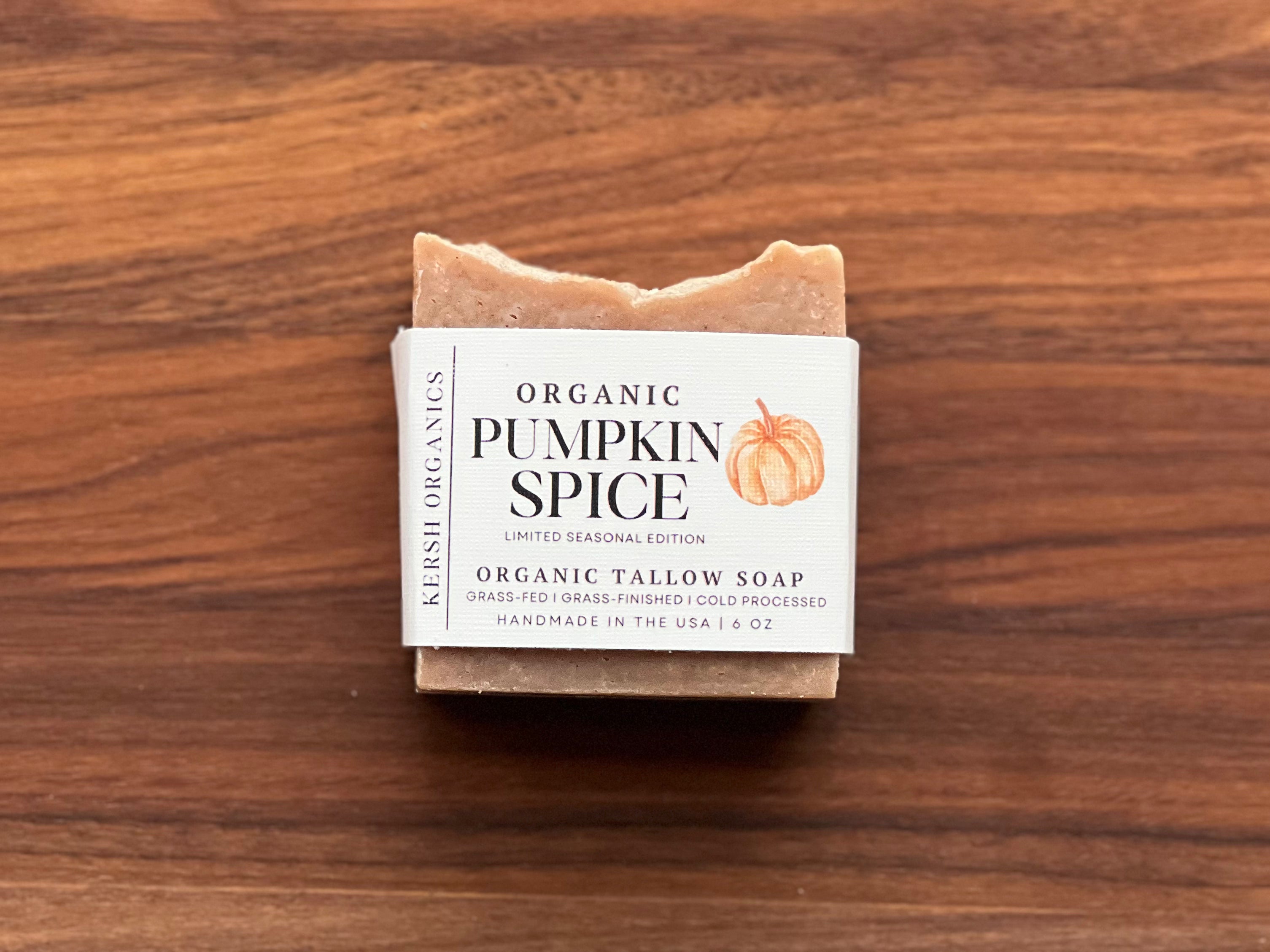 Organic Pumpkin Spice Soap- Limited Edition
