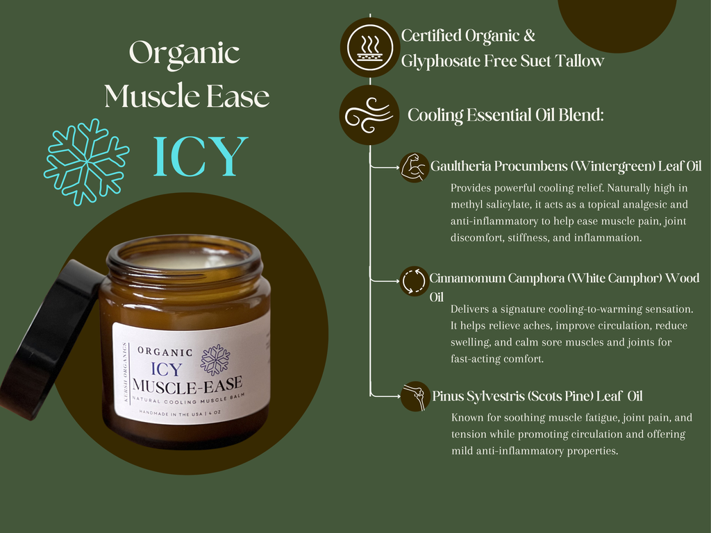 organic muscle pain relief