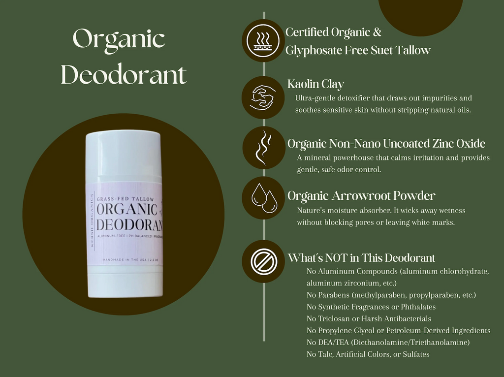 Organic Suet Tallow Deodorant