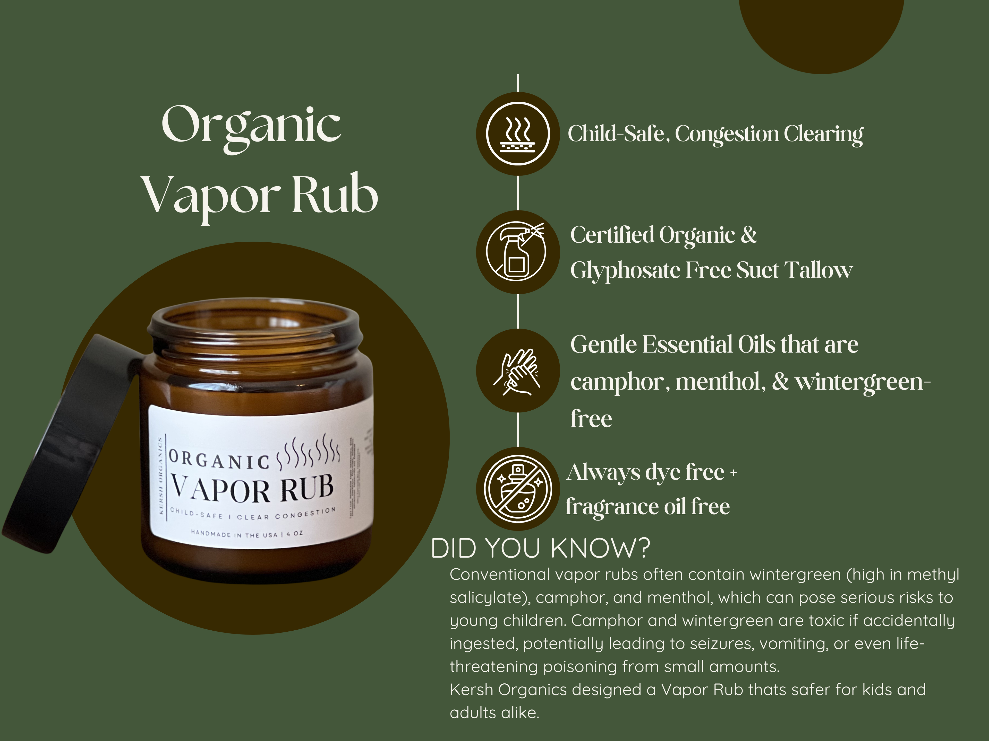 natural vapor rub for kids