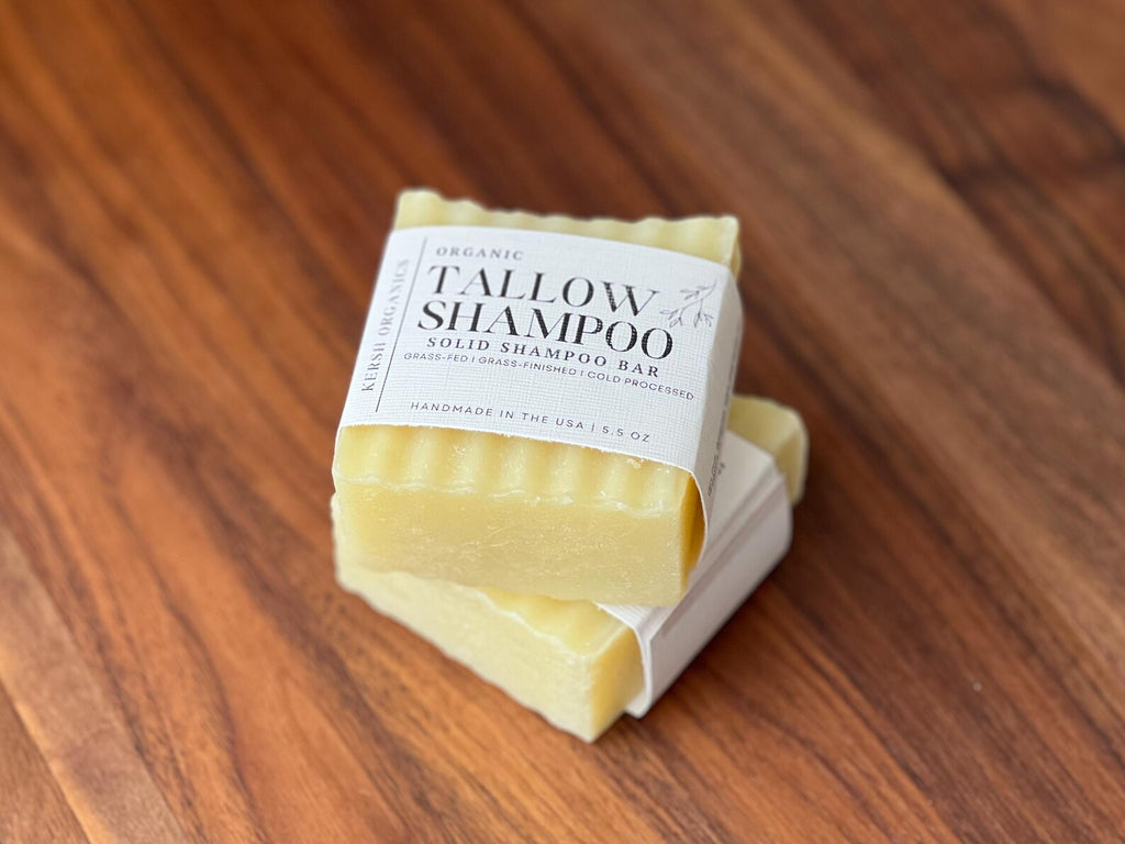Organic Tallow Shampoo + Conditioner Bar Set