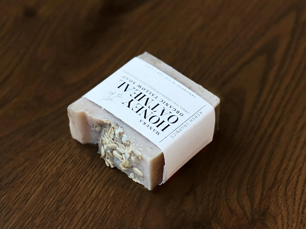 Organic Manuka Honey Oatmeal Tallow Soap
