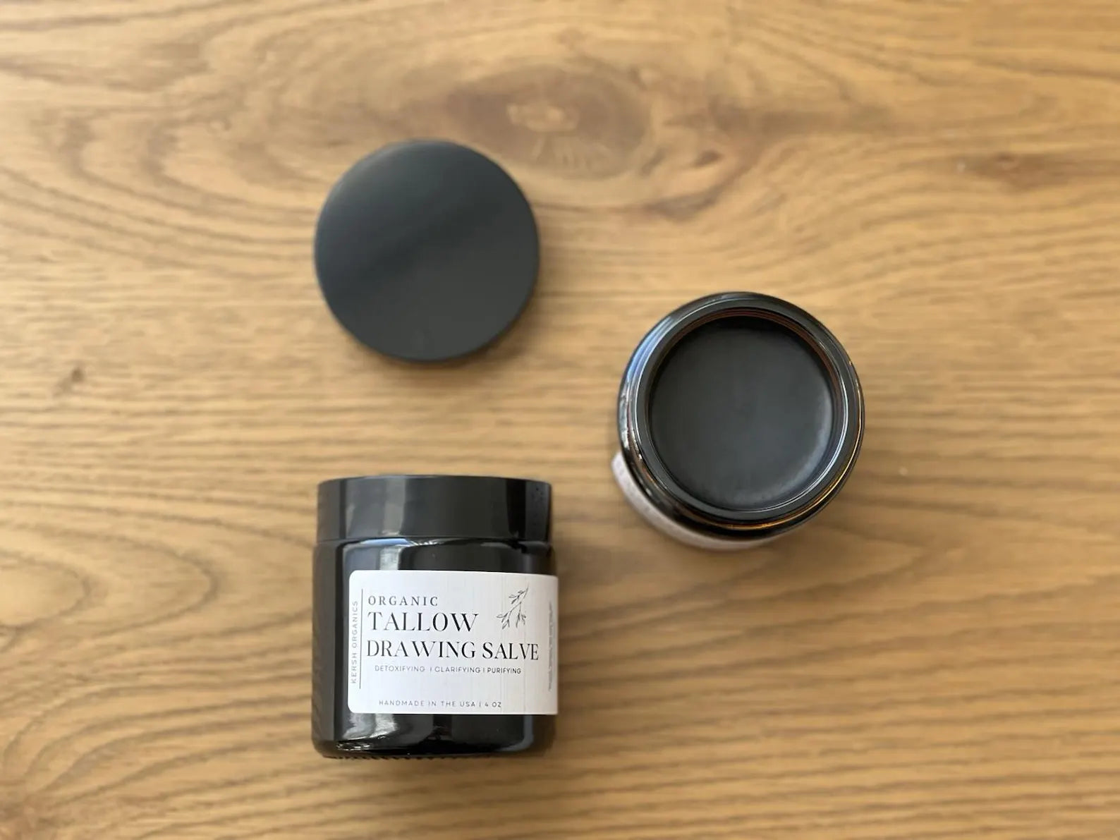 Organic Black Drawing Salve