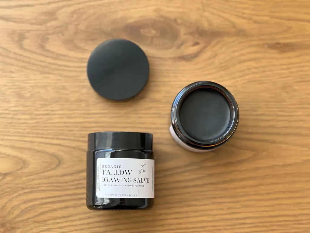 Organic Black Drawing Salve + Herbal Healing Slave
