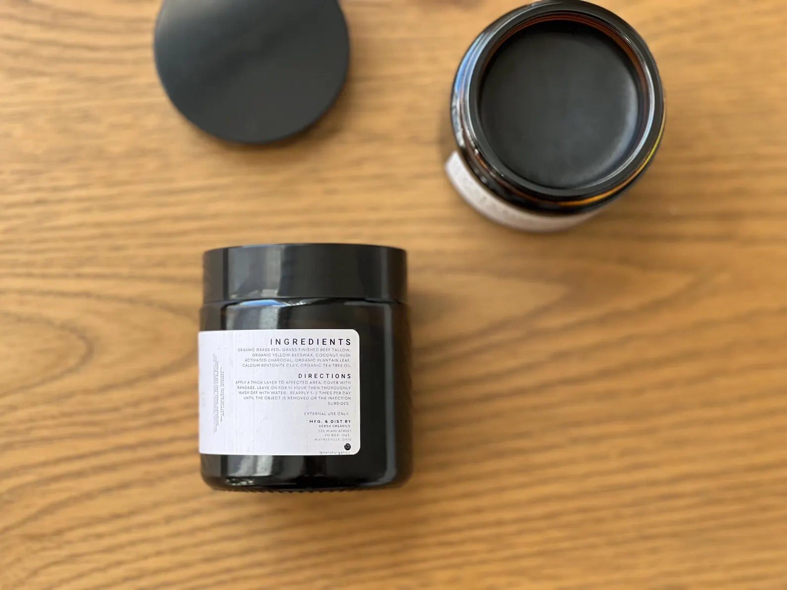 Organic Black Drawing Salve + Herbal Healing Slave