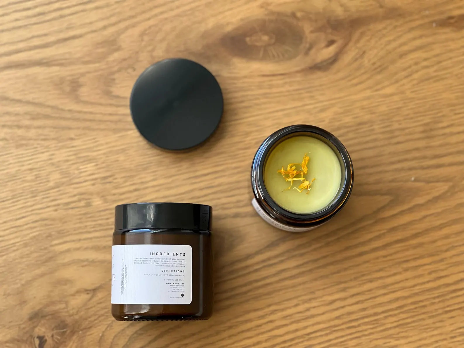 Organic Black Drawing Salve + Herbal Healing Slave