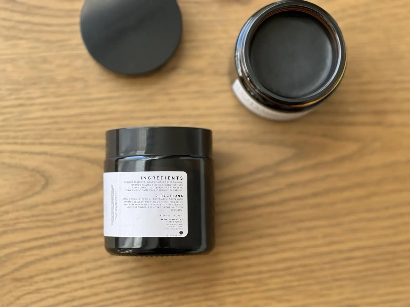 Organic Black Drawing Salve