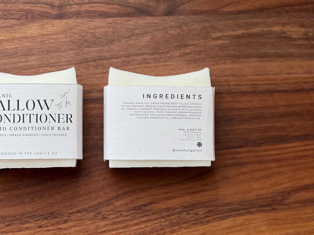 Organic Tallow Conditioner Bar